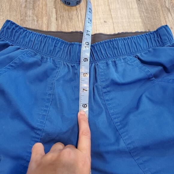 Cherokee workwear xs tall blue scrub pants - Picture 4 of 10